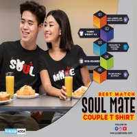 Soul Mate Matching Couple T Shirt – Punjabi Adda