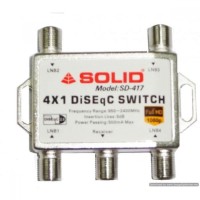 SOLID SD417 DiSEqC 20 Switch  4in1
